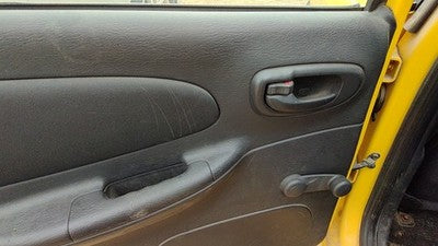 2004-2005 Dodge Neon Driver Left Rear Door Trim Panel With Switches Back Gray