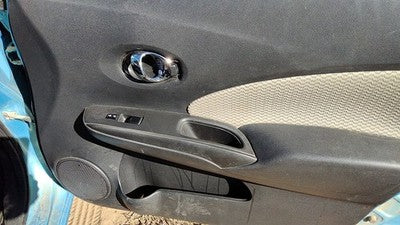 15-19 Versa Note Passenger Right Front Door Trim Panel With Switches Charcoal G