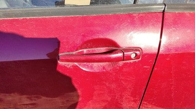 2003-2006 Mitsubishi Outlander Driver Left Front Outside Door Handle Oem Red
