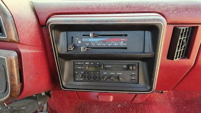 1989 Ford F150 Trim Bezel Around Radio Surround Dash Panel Woodgrain Oem