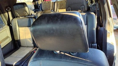 07-08 Ford Expedition Driver Left Front Head Rest Leather Seat 1W Black/Camel