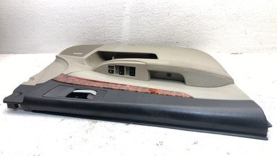 11-14 Legacy Outback Driver Left Front Door Trim Panel With Master Switch Ivory