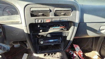 1994-1997 Nissan Hardbody Trim Bezel Around Radio Surround Dash Panel Oem Gray