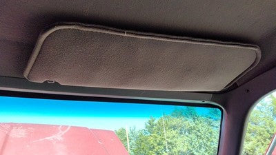 1991 Ford F150 Passenger Right Sun Visor Oem Gray
