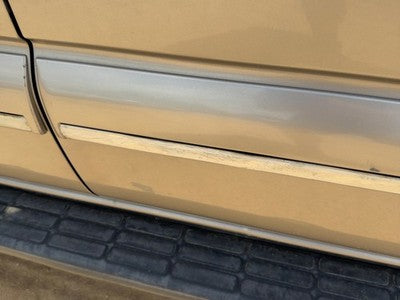 00-04 Suburban Driver Left Rear Moulding From Door Back Trim Strip Pewter 11U