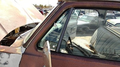 1981-86 Dodge Ram W250 Driver Left Front Vent Window Small Door Glass With Frame