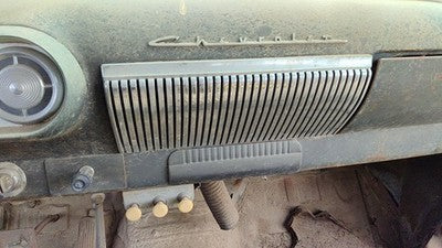 1953 Chevy Bel Air 150 Sedan Center Chrome Dash Grille Oem