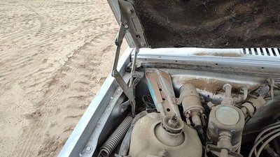 1985-1992 Volvo 740 Passenger Right Hood Hinge Assembly Oem Silver 35286780