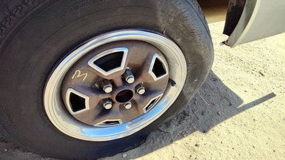 82-86 Firenza 13" Steel Wheel With Chrome Trim Factory Rim Super Stock