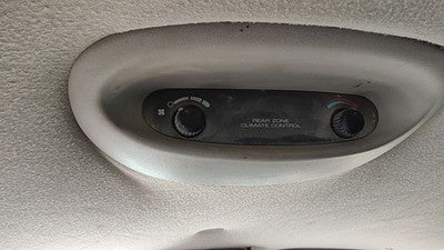 01-07 Dodge Caravan Rear Temperature Control Module Overhead Heater Ac Head Unit