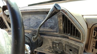 1987-1990 Ford F150 Trim Bezel Around Speedometer Oem Dash Surround Panel Brown