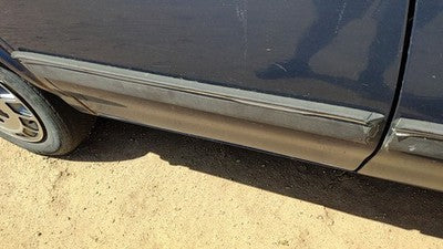 94 Olds Cutlass Ciera Passenger Right Rear Moulding From Door Back Trim Blue