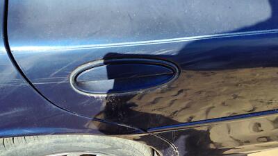 98-02 Oldsmobile Intrigue Passenger Right Rear Outside Door Handle Back Blue 28u