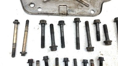 1985 Jeep Cherokee Transmission Dust Cover Shield Bolts Hardware Oem