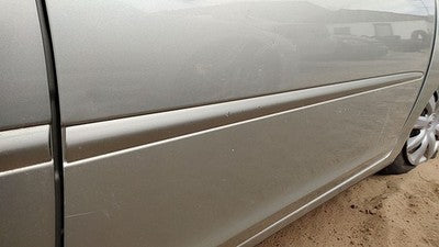 02-06 Camry Passenger Right Front Moulding From Door Trim Strip 1C8 Lunar Mist