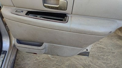 03 Lincoln Town Car Passenger Right Rear Door Trim Panel With Switches Back Gray