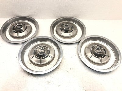 1964 Ford Ranchero SET OF 4 Wheel Covers Hub Caps Complete TRIM RINGS Falcon 14