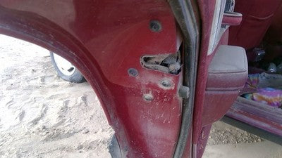 1990 Olds Eighty Eight Driver Left Rear Door Latch With Rods/Cables Oem Back