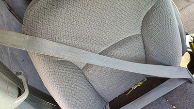 05-07 Caravan Passenger Right Front Seat Belt Retractor Shoulder D5 Slate Gray