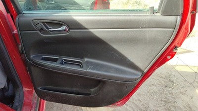 09-16 Impala Passenger Right Rear Door Trim Panel With Switches Back Ebony 19C