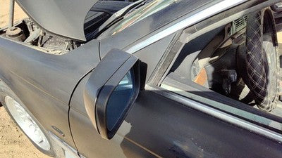 Bmw 540I Driver Left Power Side Mirror Door Mounted Oem Black 51168239013
