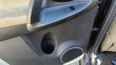 2011 Toyota Rav-4 Driver Left Rear Door Trim Panel With Switches Back Sand Beige