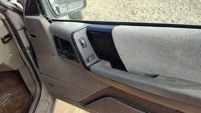 94 Jeep Grand Cherokee Passenger Right Front Door Trim Panel With Switches Gray