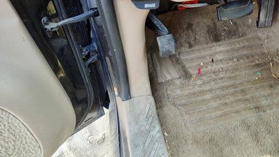 1997 Ford F150 Driver Left Lower Kick Trim Panel Oem Tan Mx