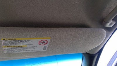 2002-2005 Chevy Venture Passenger Right Sun Visor Oem Gray 14C 10345189