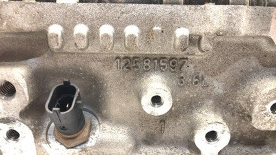 2008-2009 Pontiac G8 Driver Left Cylinder Head Assembly Oem 3.6L 12634222