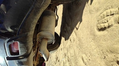 2002-2005 Chevy Trail Blazer Rear Muffler With Exhaust Tip Oem 12479984