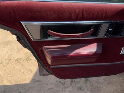1988 Olds 88 Driver Left Rear Door Trim Panel With Switches Back