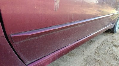 04-06 Galant Driver Left Front Moulding From Door Trim Strip P06 Ultra Red Pearl