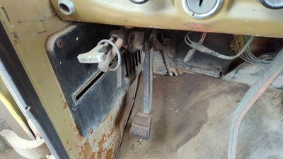 1969 Ford F100 Driver Left Lower Vent Kick Trim Panel Oem