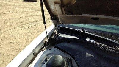 1992-1998 Buick Lesabre Passenger Right Hood Hinge Assembly Oem White 25614674