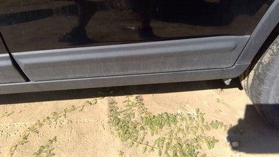 11-15 Kia Sorento Driver Left Rear Moulding From Door Back Trim Strip Gray H9