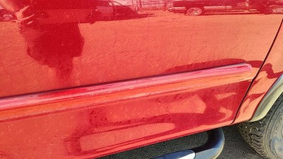 1999-2004 Ford F150 Passenger Right Front Moulding From Door Oem Trim Strip Red