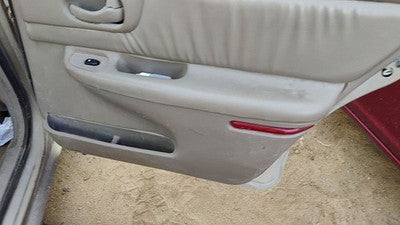97-98 Century Passenger Right Rear Door Trim Panel With Switches Back Taupe 52B