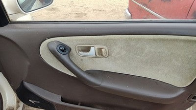 1993 Infinity G20 Passenger Right Front Door Trim Panel With Switches Brown