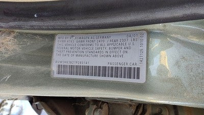 1999-05 Vw Passat Passenger Right Rear Back Lower Control Arm Oem A Arm 4B050312
