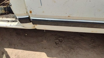 1984 Dodge Ram W250 Driver Left Rear Moulding On Box Front Oem