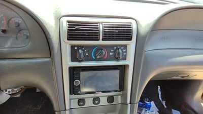 2001-2004 Ford Mustang Trim Bezel Around Radio Surround Dash Panel Oem Black 9W