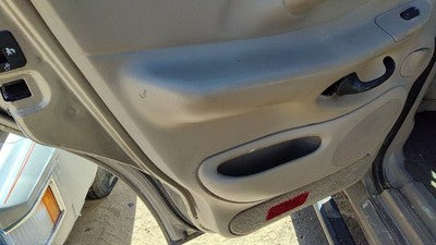 00-02 Ford Expedition Driver Left Rear Door Trim Panel With Switches Back Tan Fh