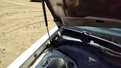 1992-1998 Buick Lesabre Passenger Right Hood Hinge Assembly Oem White 25614674