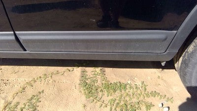 11-15 Kia Sorento Driver Left Rear Moulding From Door Back Trim Strip Gray H9