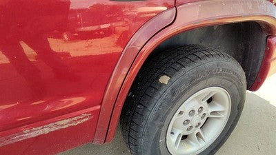 98-03 Dodge Durango Driver Left Rear Moulding From Door Oem Back Trim Strip Red