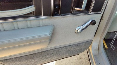 1990 Olds 88 Driver Left Rear Door Trim Panel Back Gray