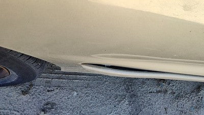 95-05 Cavalier Passenger Right Rear Moulding From Door Back Trim Strip Gold 49U