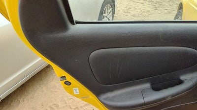 2004-2005 Dodge Neon Driver Left Rear Door Trim Panel With Switches Back Gray