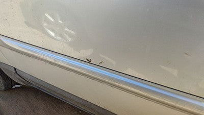05-08 Pacifica Driver Left Front Upper Moulding From Door Oem Trim Silver Ps2